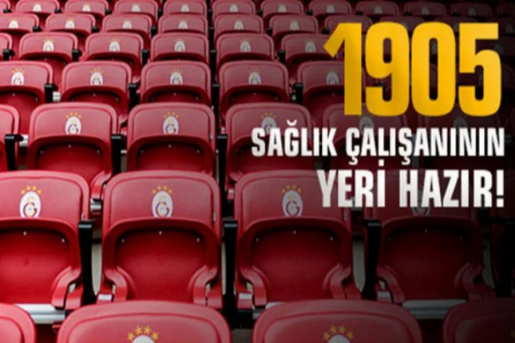 Galatasaray'dan 1905 sağlık çalışanına jest