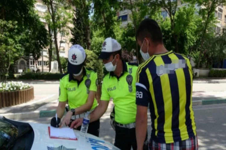 Bursa'da ceza yememek için polisten kaçtı, 'günleri karıştırdım' dedi