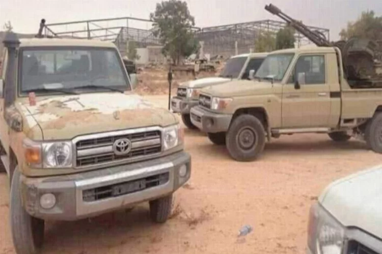 UMH birlikleri, Hafter'e ait askeri araçları imha etti