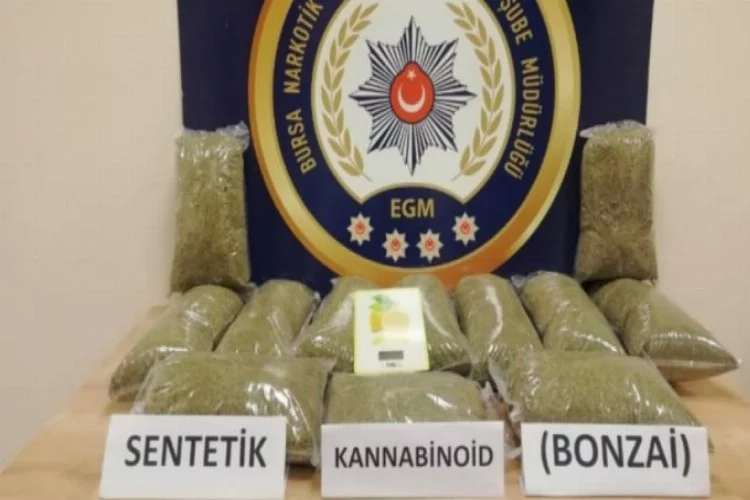 Bursa'da 11 kilo uyuşturucu ele geçirildi