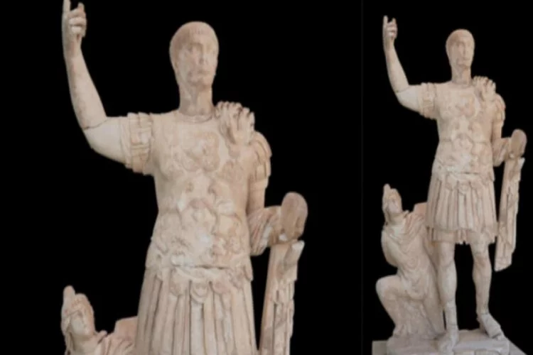 Dünyada eşi benzeri bulunmayan heykelin restorasyonu tamamlandı