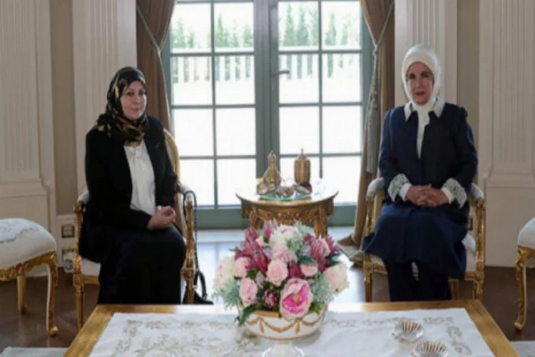 Emine Erdoğan, Nadia Reffat ile bir araya geldi