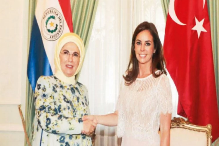First Lady aradı, Paraguay'a yardım edildi