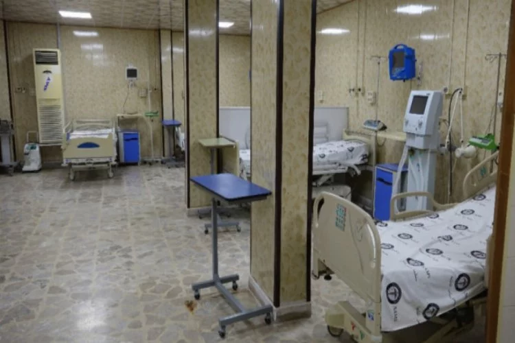 İdlib'de korona virüs hastaları için hastane açıldı