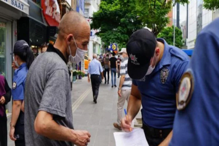 Kırıkkale'de polisten 'maske' denetimi