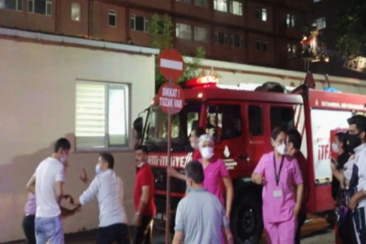 İstanbul'da hastanede yangın çıktı!