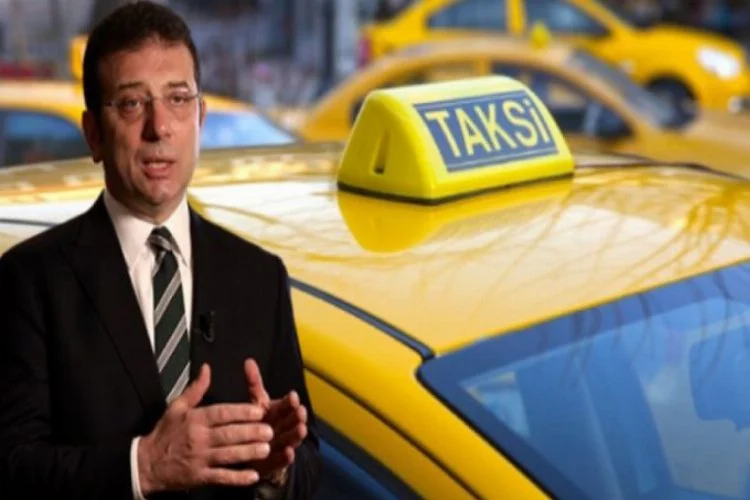 Taksi şoförlerinden İmamoğlu'nun 5 bin taksi projesine destek