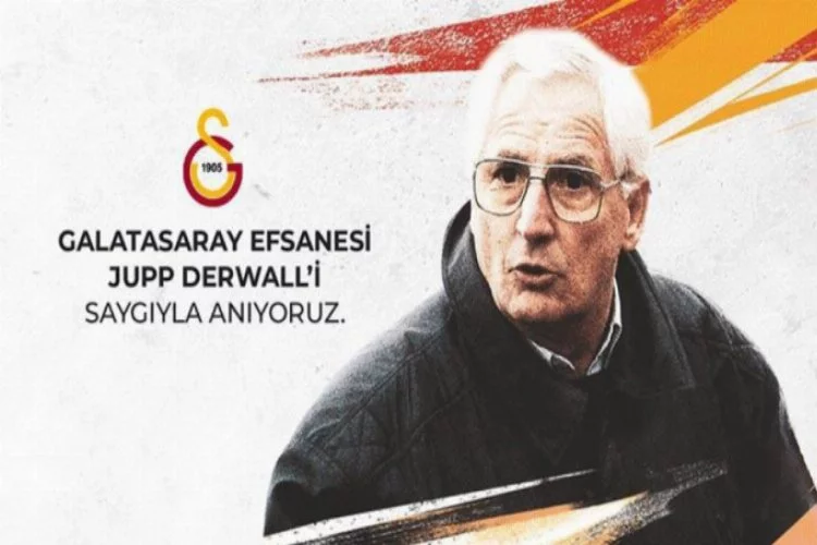 Galatasaray unutulmaz hocası Jupp Derwall'i andı