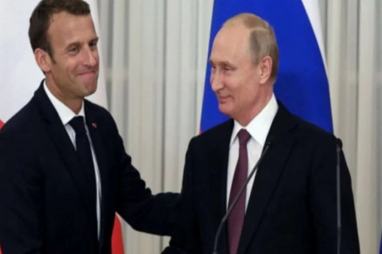 Putin, Macron ile görüştü