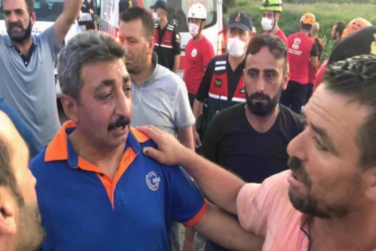 Bursa'da Derya'nın babasından arama kurtarma ekiplerine teşekkür