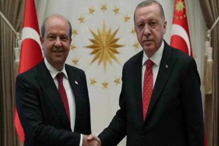 Erdoğan, KKTC Başbakanı ile görüştü