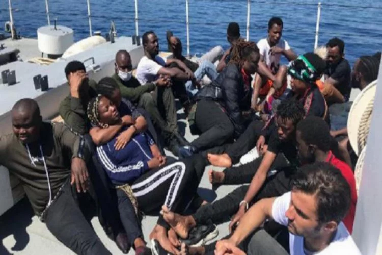 27 kaçak göçmeni sahil güvenlik kurtardı!