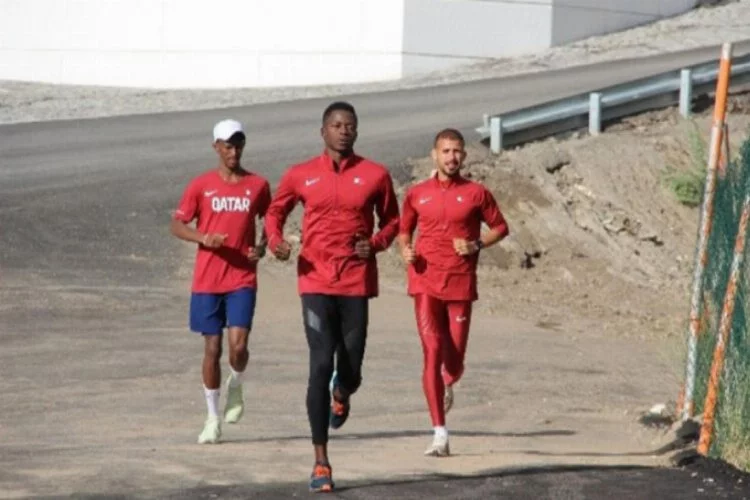 Katarlı atletler Palandöken'e hayran kaldı