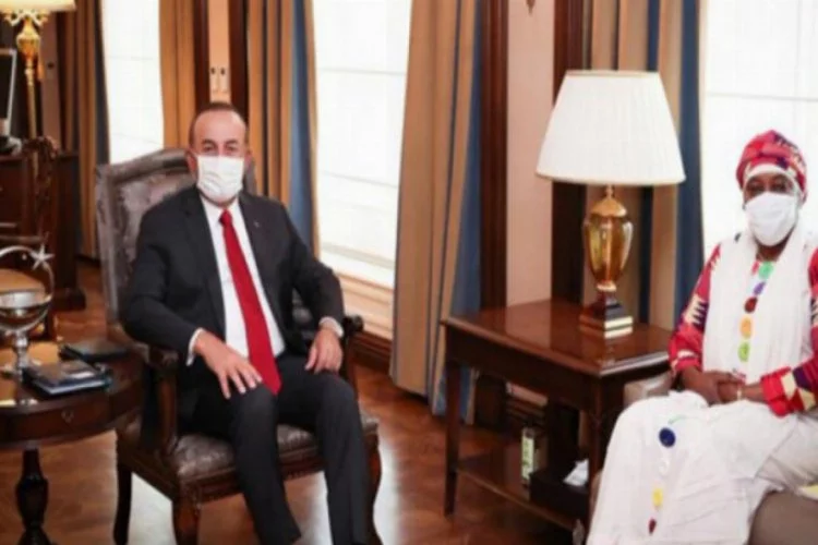 Çavuşoğlu, Nijer Cumhuriyeti'nin Ankara Büyükelçisi Gazibo ile görüştü