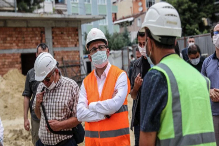 Kasapoğlu, İstanbul'da yapımı süren tesisleri inceledi