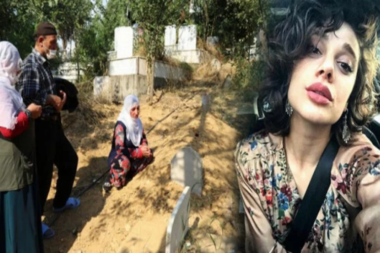 Pınar Gültekin'in mezarına bayram şekeri bırakıldı