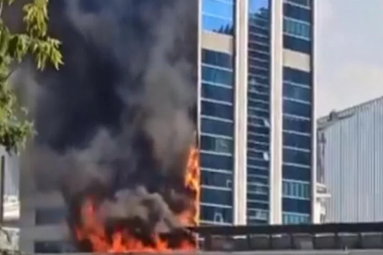 Ankara'da iş merkezi yangını!