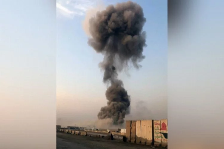 Bağdat'ta askeri üsse roketli saldırı