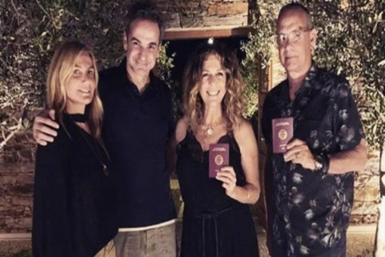 Tom Hanks ve eşi Rita Wilson resmen Yunan vatandaşı