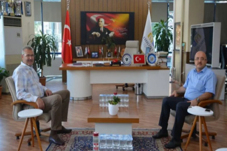 Kaymakam Yolcu'dan Bursa'da Başkan Özkan'a veda ziyareti