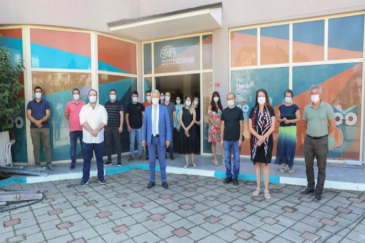 Bursa'da Başkan Erdem Nilüfer Belediyesi ailesiyle bayramlaştı