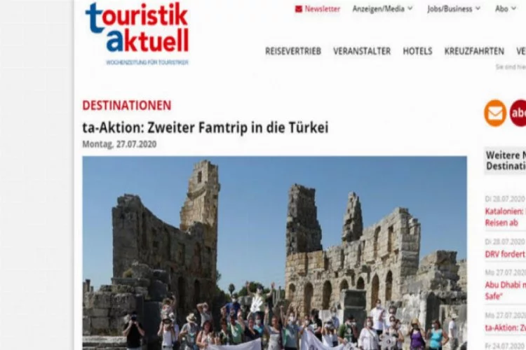Alman basınından Türk turizmine koronavirüs övgüsü