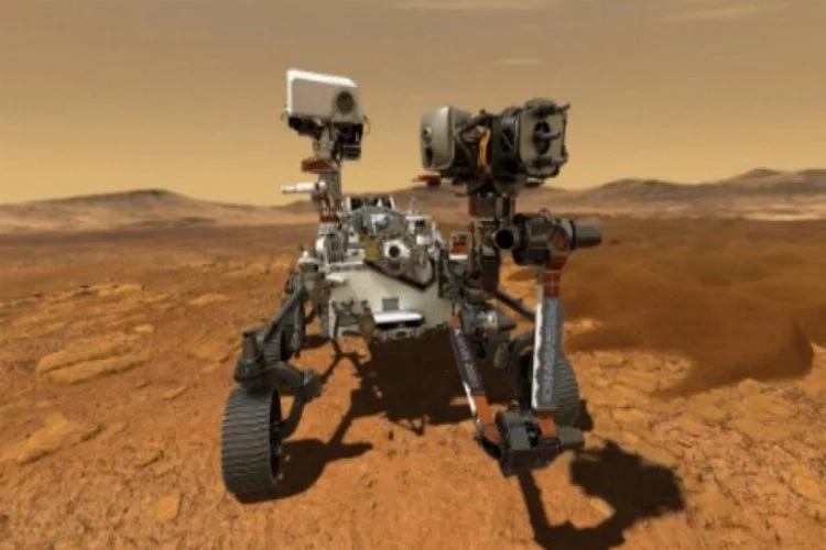 NASA uzay aracı Mars'ta yaşam aramak için uçtu