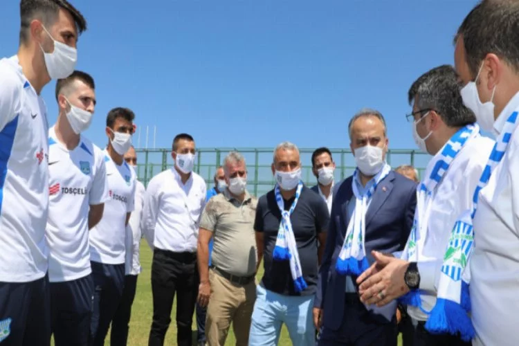 Bursa Büyükşehir Belediye Başkanı Aktaş'tan Yıldırımspor'a destek