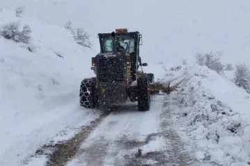 4 kentte yoğun kar 165 yolu ulaşıma kapattı