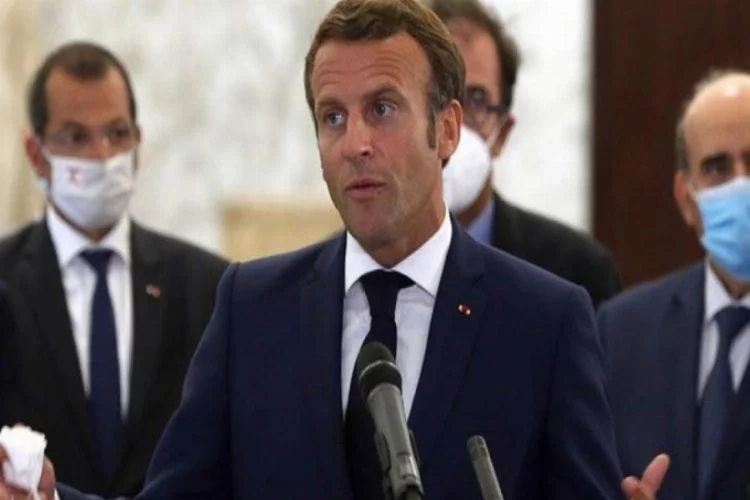 Macron'dan Beyrut'taki patlamayla ilgili flaş açıklama