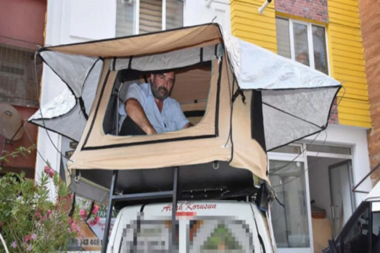 Hobi olarak ürettiği çadırları birçok ülkeye ihraç ediyor
