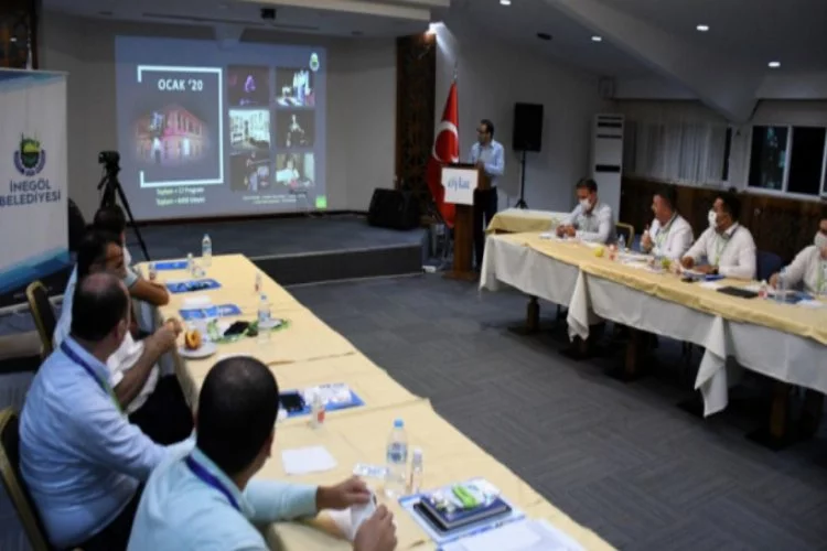 Bursa İnegöl Belediyesi 6 aylık performansı değerlendiriyor