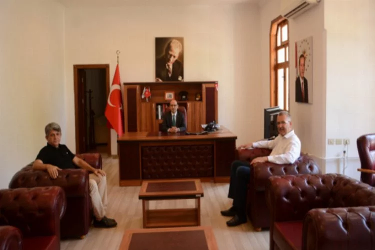 Bursa'da Başkan Özkan'dan yeni kaymakama ziyaret