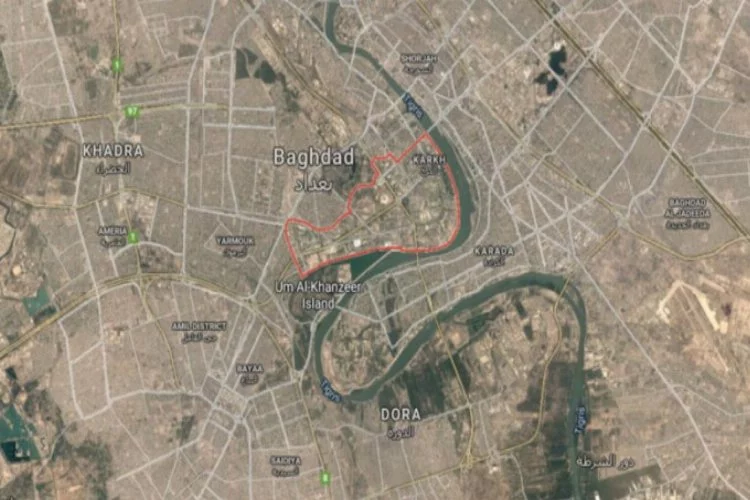 Bağdat'taki Yeşil Bölge'ye roketli saldırı