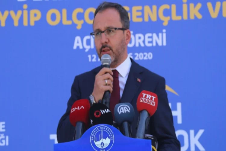 Bakan Kasapoğlu: "Tüm branşlardaki kulüplerimize başarılar dilerim"