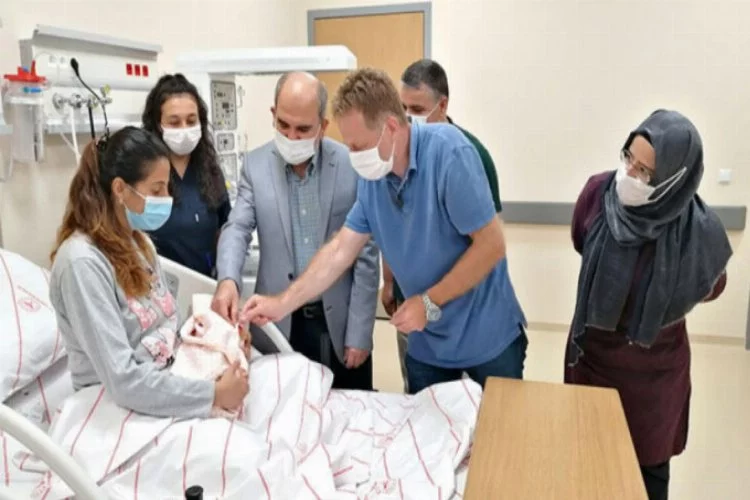 Konya Şehir Hastanesi'nde ilk bebek dünyaya geldi