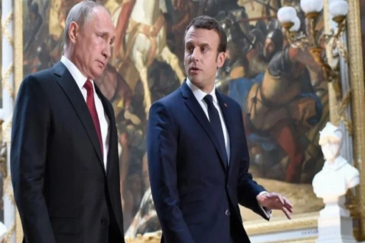 Putin ile Macron'dan telefon görüşmesi