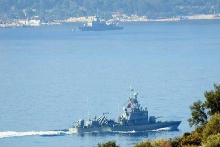 Türk ve Yunan gemilerinin Akdeniz'de bekleyişi devam ediyor
