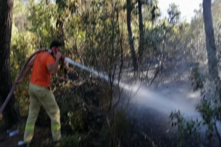 Aydos Ormanı'nın iki farklı noktasında çıkan yangın söndürüldü