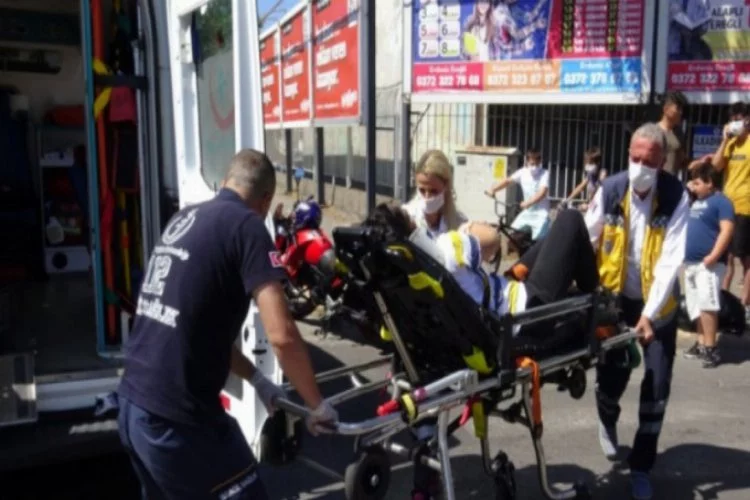 Zonguldak'ta motosiklet kazası
