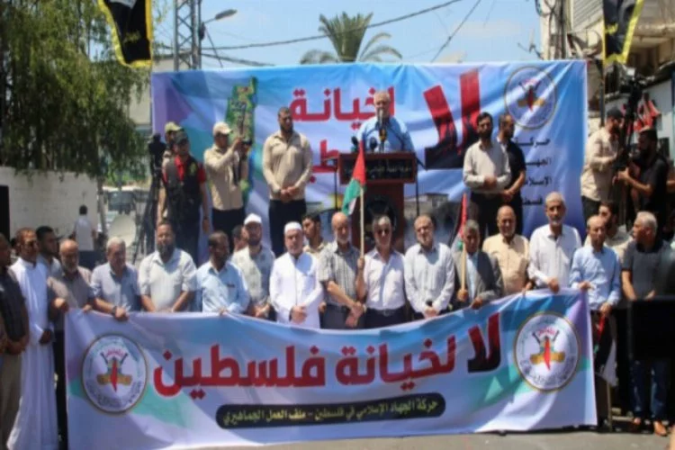 Gazze, BAE-İsrail anlaşmasını protesto etti