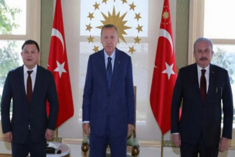 Erdoğan, Cumabekov'u kabul etti