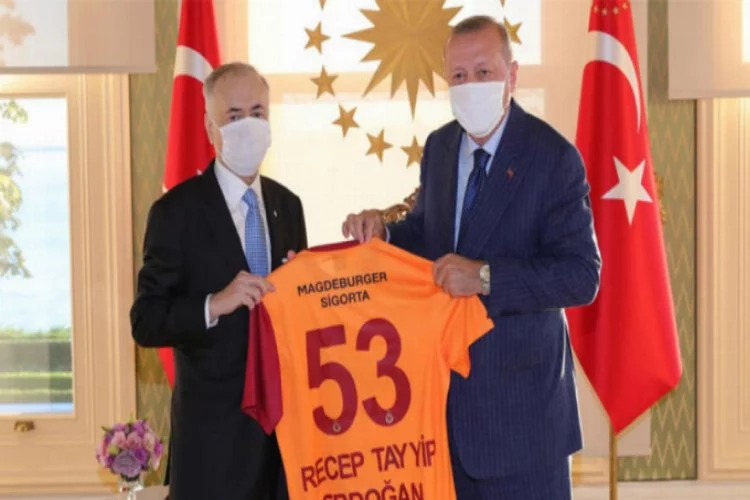Erdoğan, Mustafa Cengiz'i kabul etti