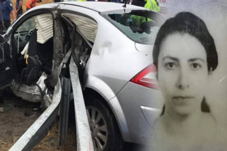 Bariyere çarpan otomobildeki mühendis Gaye öldü, 2 meslektaşı yaralı