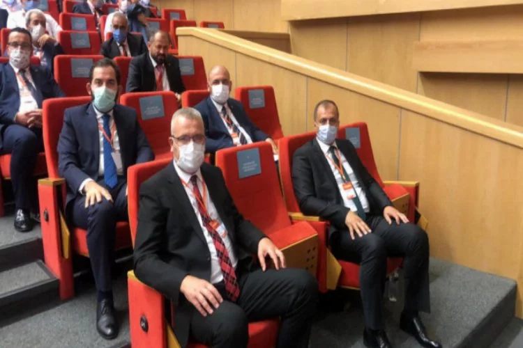 Bursa Orhangazi Belediye Başkanı Aydın, Belediye Başkanları Toplantısına katıldı