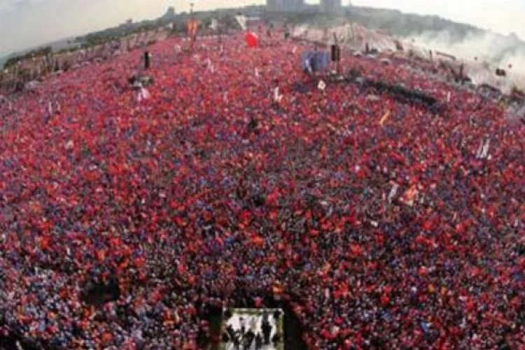 AK Parti'nin mitinginde kaç kişi vardı?