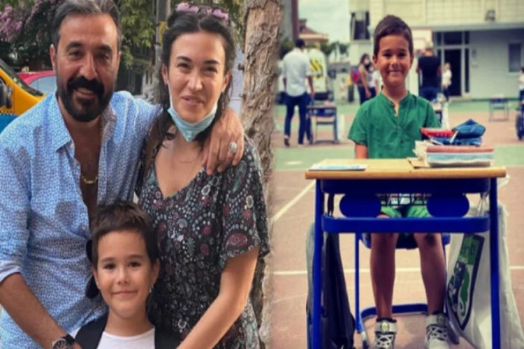 Mustafa Üstündağ ile Ecem Özkaya'dan okulun ilk günü paylaşımı