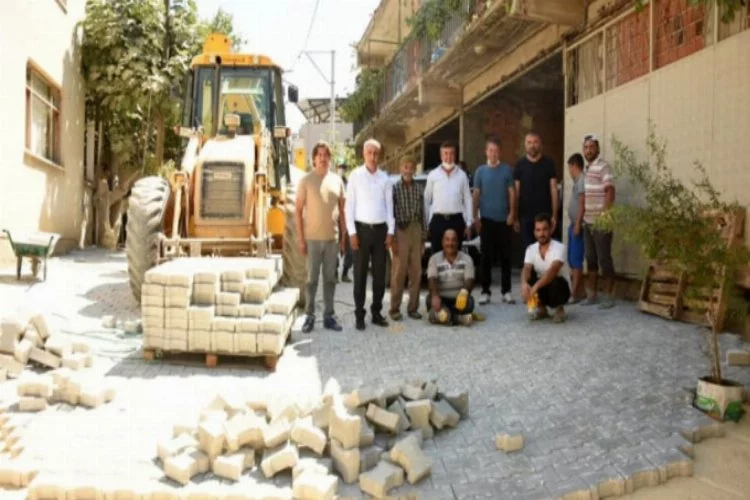 Bursa Yenişehir'de köy içi yollar yenileniyor
