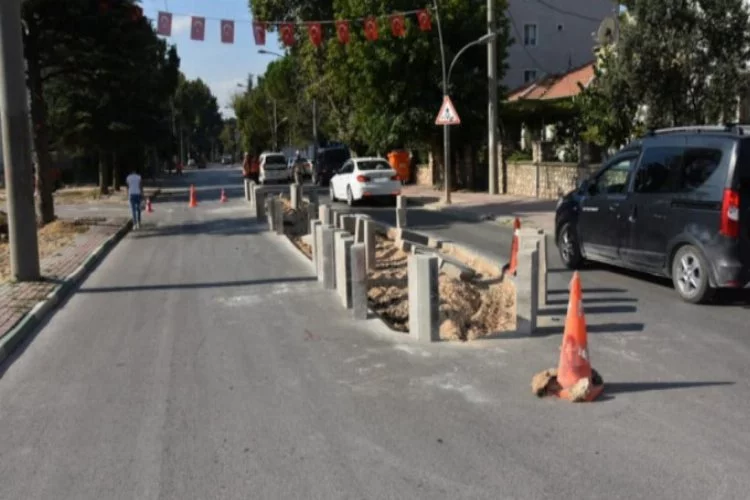 Bursa Yenişehir'de trafik yoğunluğunu azaltmak için harekete geçildi