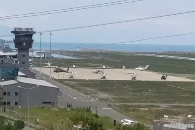 Erdoğan Ordu-Giresun Havalimanı'na iniş yaptı